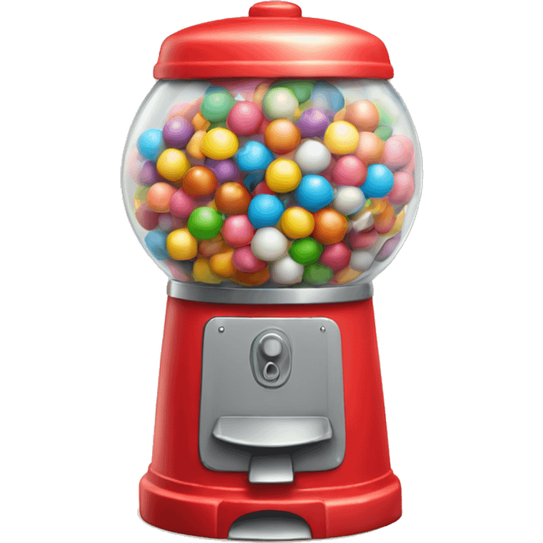 Gumball machine with face  emoji