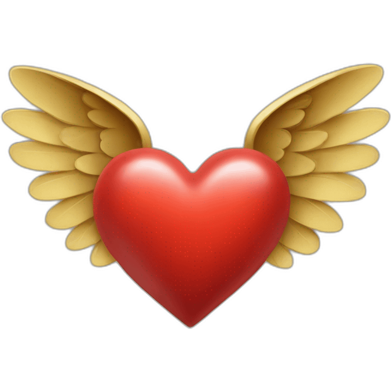 Heart with wings emoji