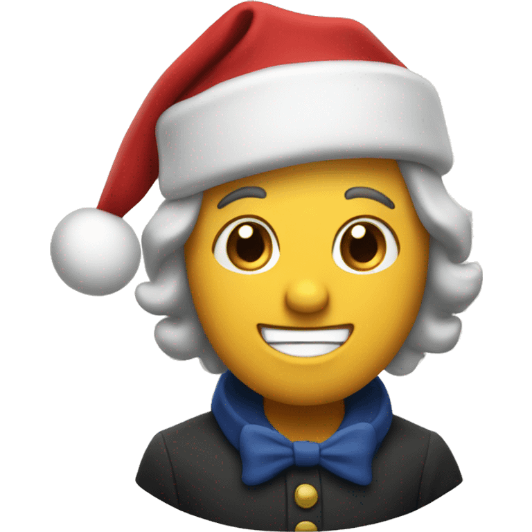 Christmas caroling emoji