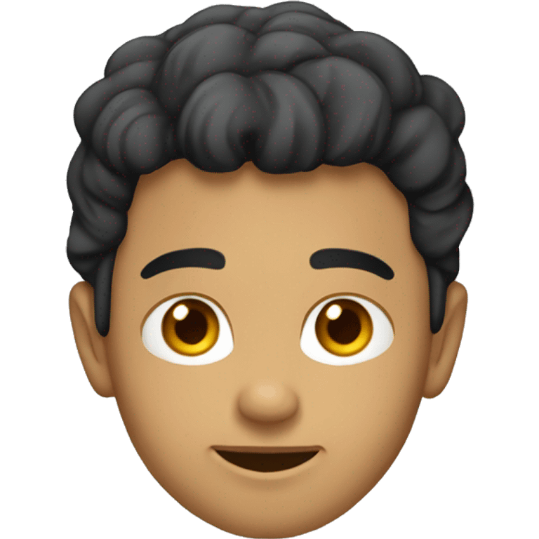 Joven moreno emoji