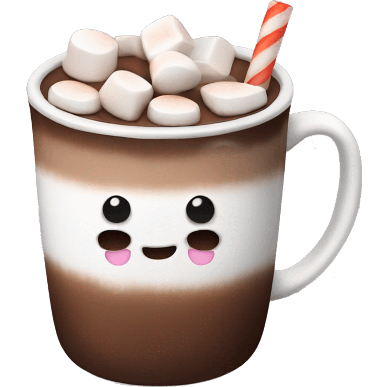 Hot chocolate with marshmallows emoji