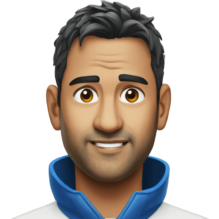 Dhoni face emoji