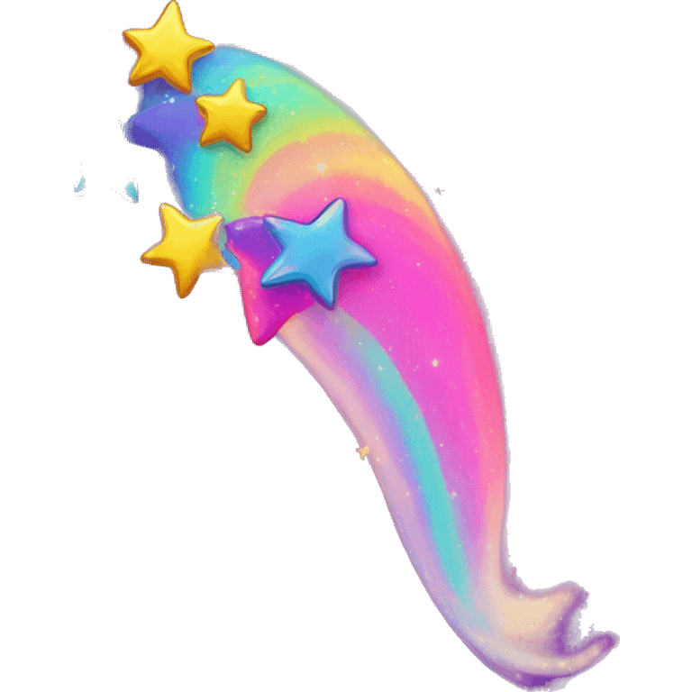 lisa frank shooting star emoji