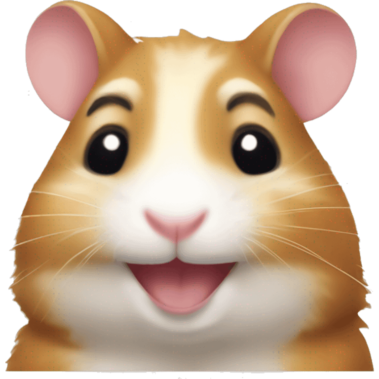 hamster smiling emoji