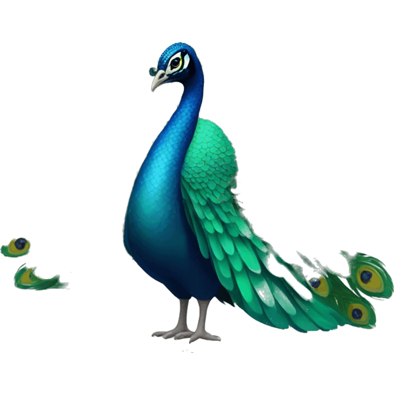 Fancy Peacock emoji