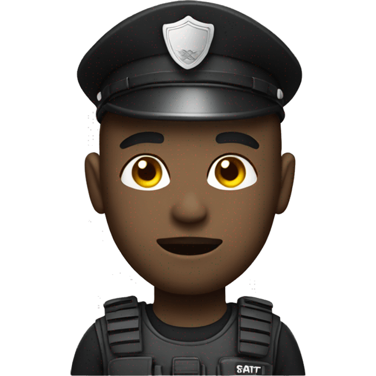 SWAT policeman emoji