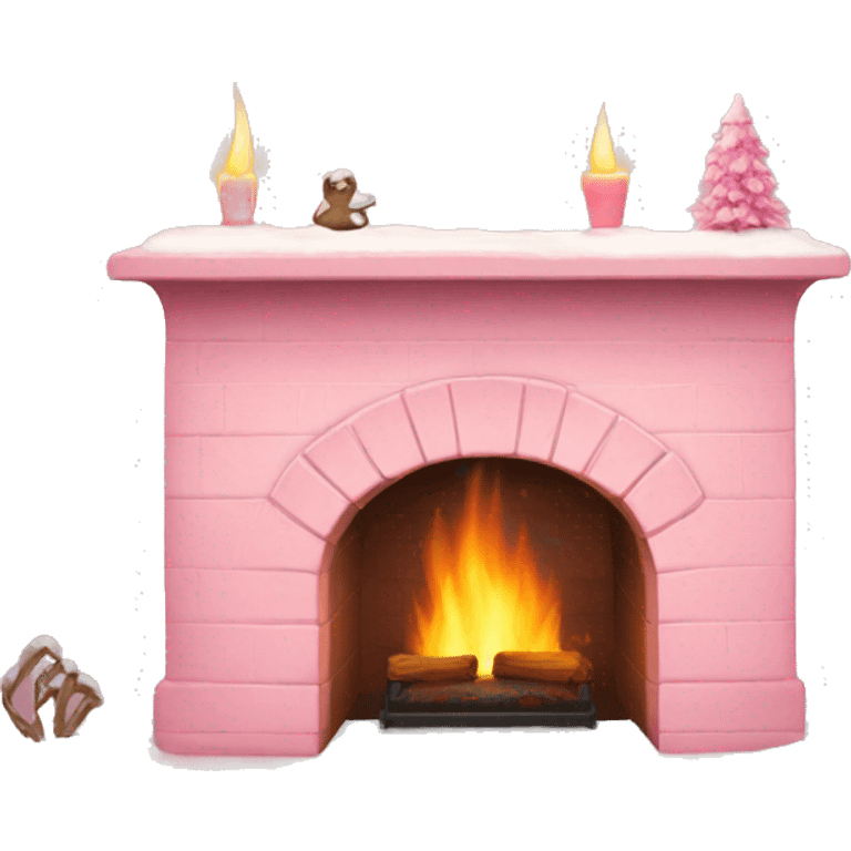 Winter Pink FirePlace emoji