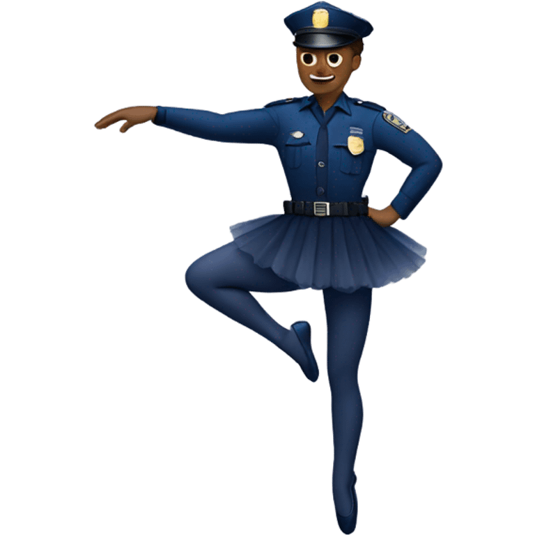 Ballet cop emoji