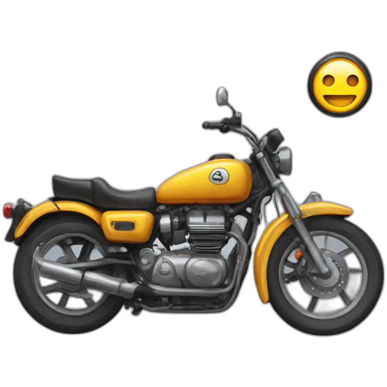 motor bike indicator link art emoji