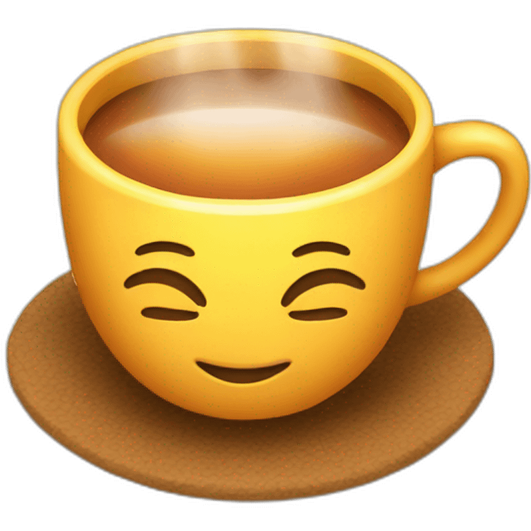 Chai with morning sun emoji