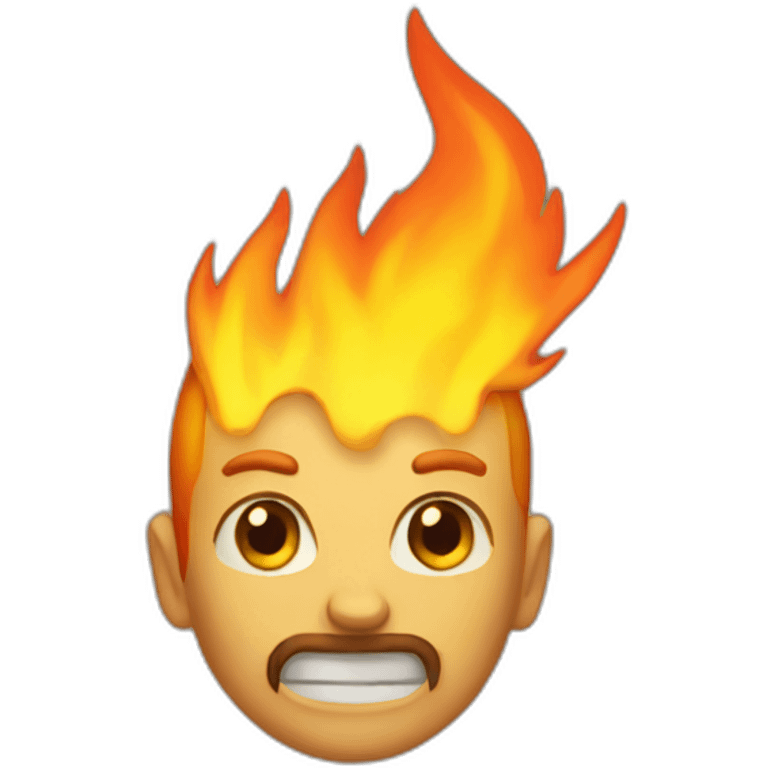 Fire king emoji