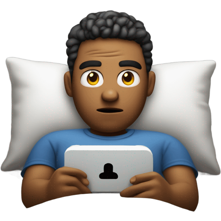 sick in bed with my nintendo switch  emoji