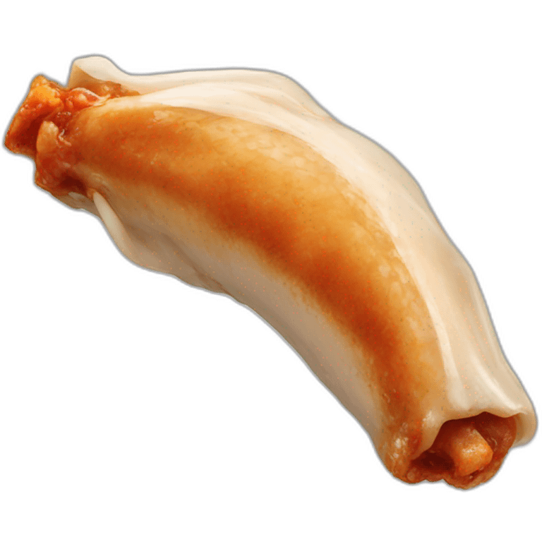 Chicken wing bones clean of meat emoji