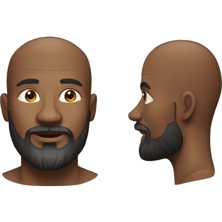 homme age 45 ans  nord d'afrique avec barbe petite emoji