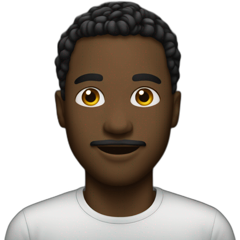 black men on the black emoji