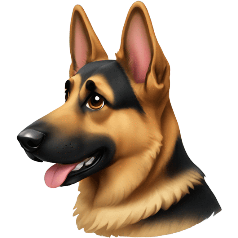 german shepherd dog emoji