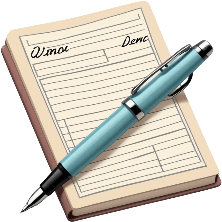 Create a detailed emoji representing the process of writing texts for comic books. The design should feature a large, open comic book with vintage comic strips visible on its pages. A pen should be shown writing text on one of the comic panels, but without a hand. The pencil should appear as though it is actively creating the dialogue or narration. Use a classic color palette with muted tones for the comic book and brighter accents on the pencil to draw attention to the writing process. Do not include any emojis or smiley faces. Make the background transparent. emoji