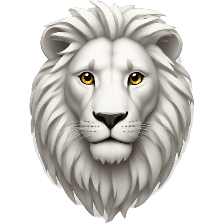 Lion white emoji