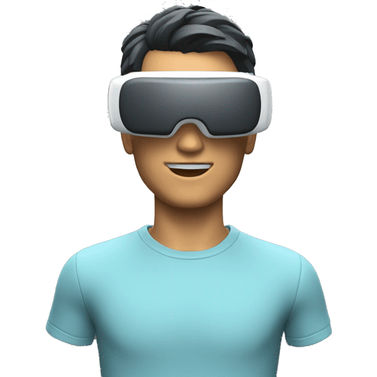 Person vr glass emoji