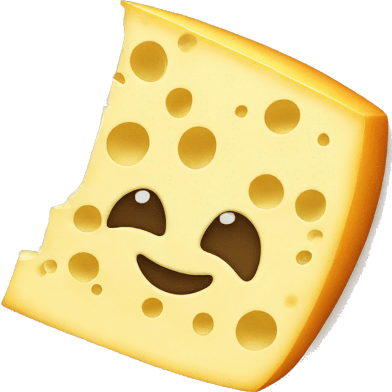 cheese slice with hidden face emoji