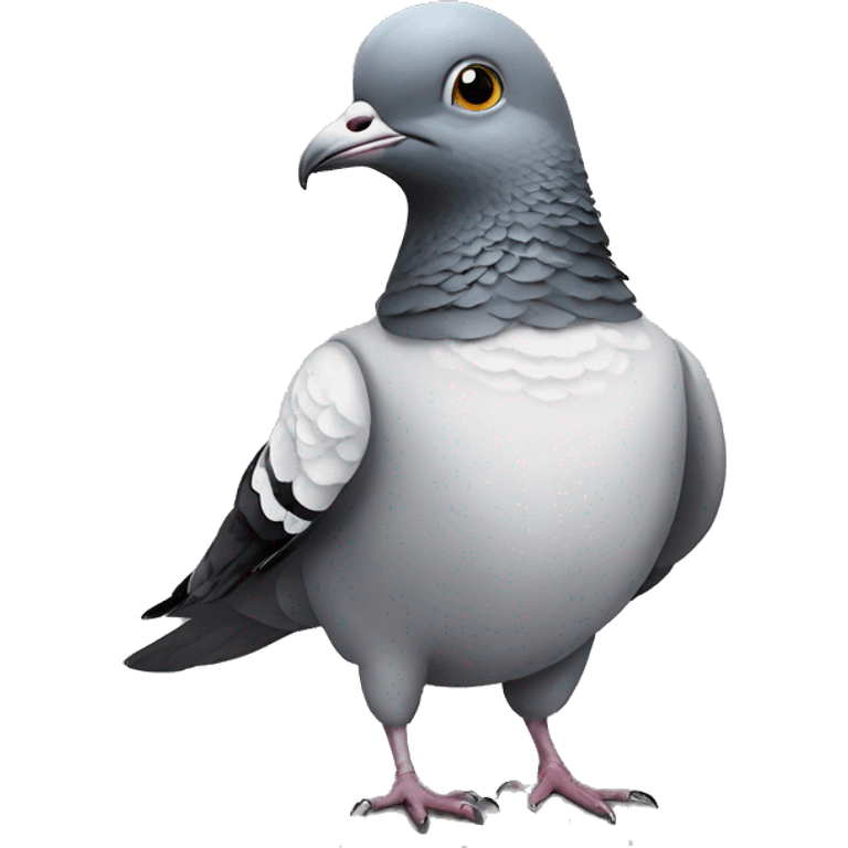 pigeon wearing shakespearean clothes emoji