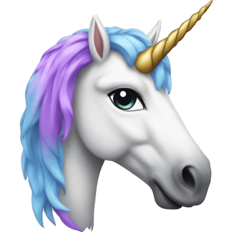 Unicorn pride emoji