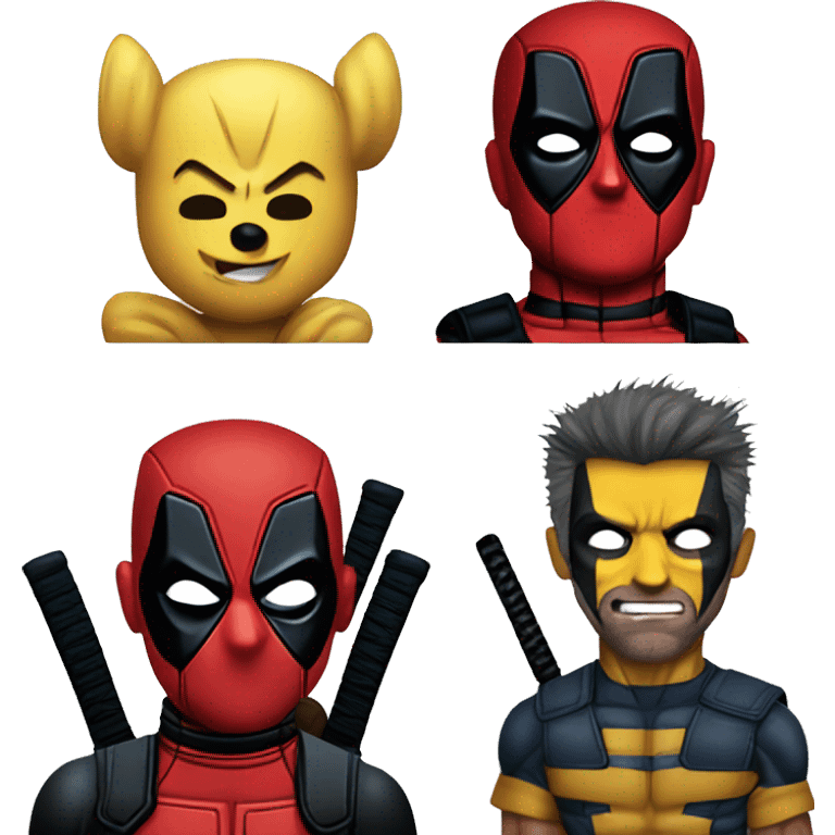 Deadpool wolverine emoji