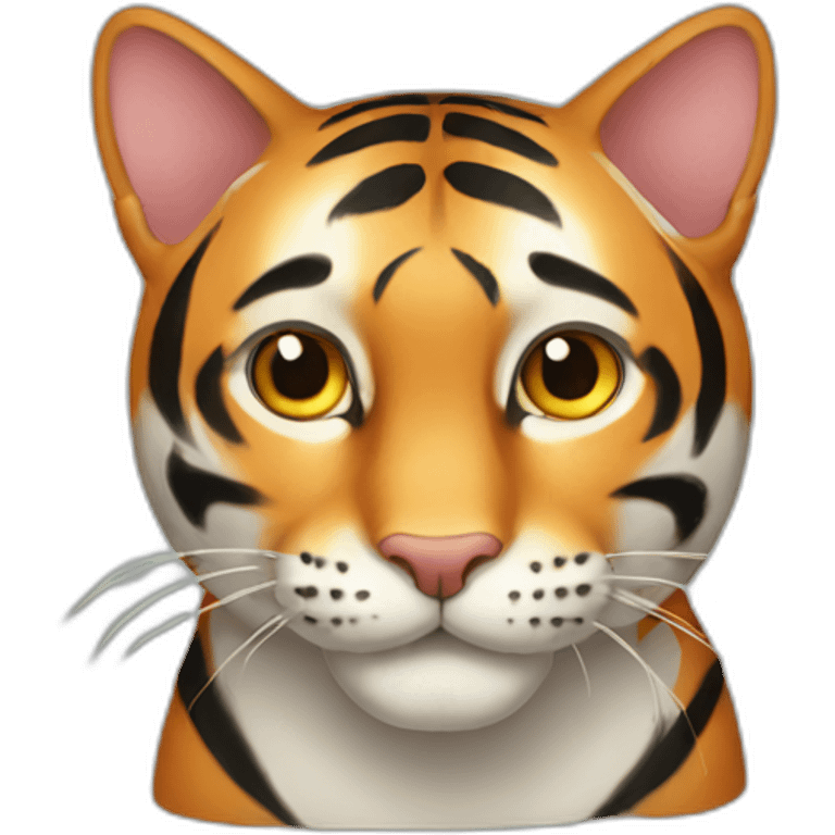 cat tiger emoji