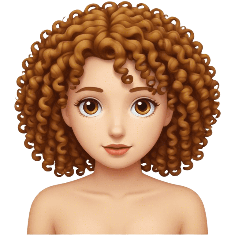 curly haired girl emoji