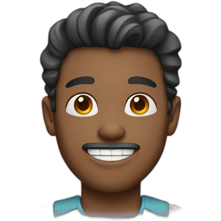 Man with braces emoji