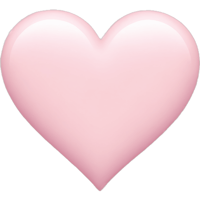 pastel pink heart emoji