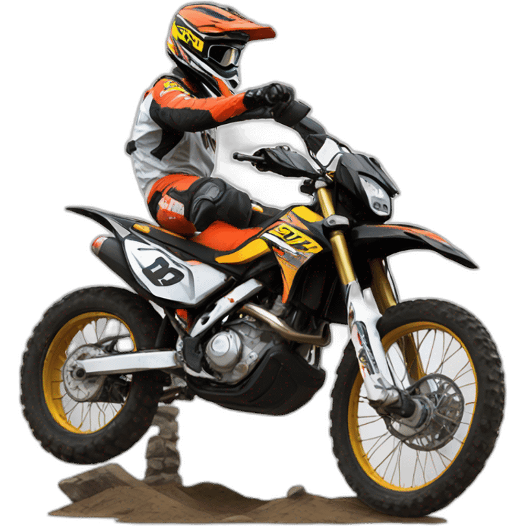 Motor cross enduro emoji