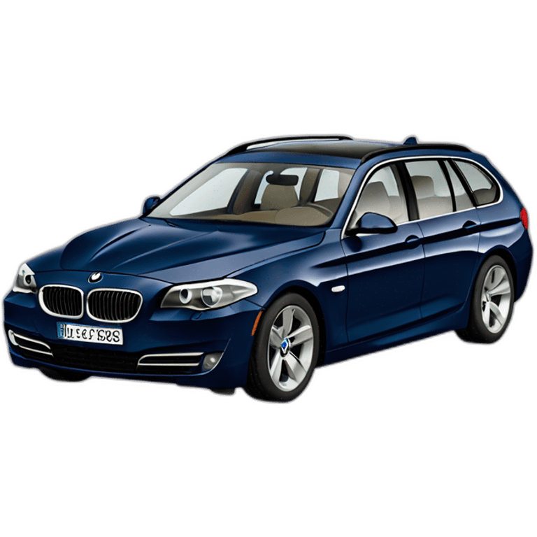 2012 bmw 525td touring picado in dark metallic blue emoji