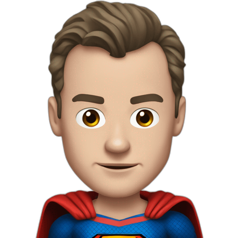 Jonathan Toews as Superman emoji