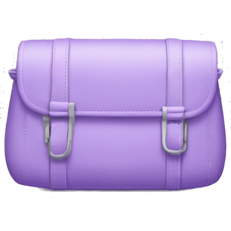 light purple gym purse emoji