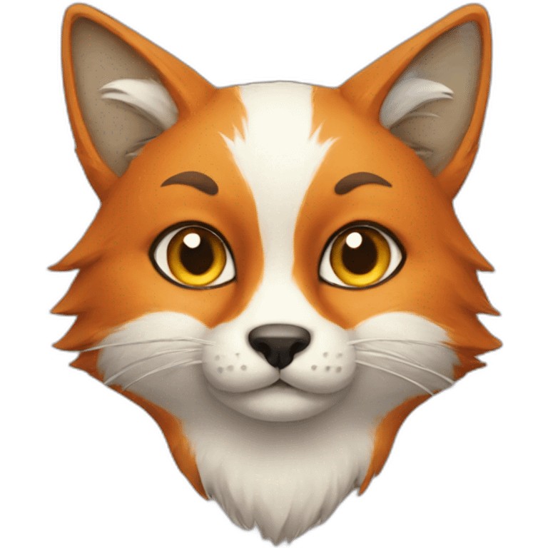 Cat fox emoji