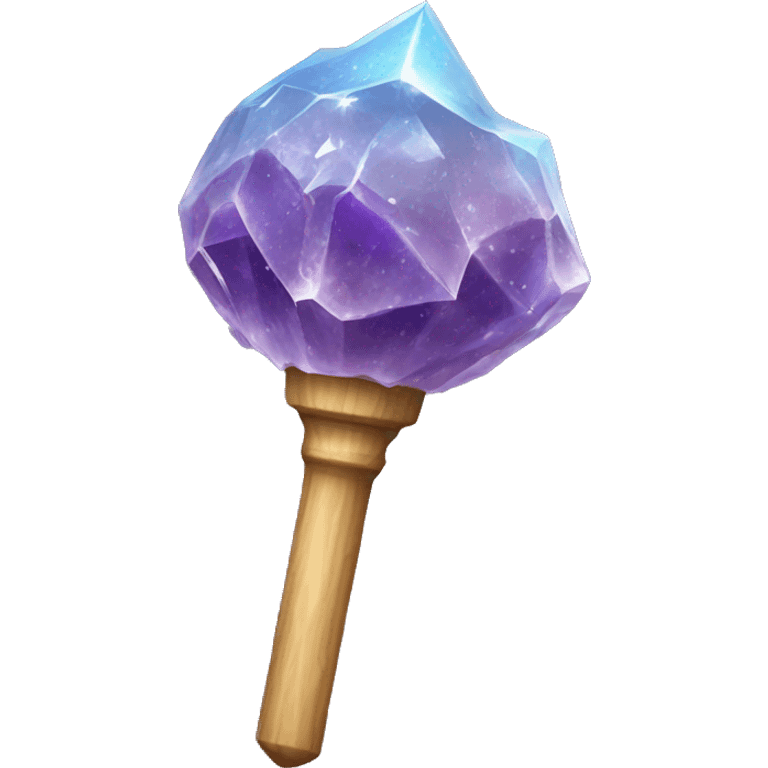 crystal geode mace emoji