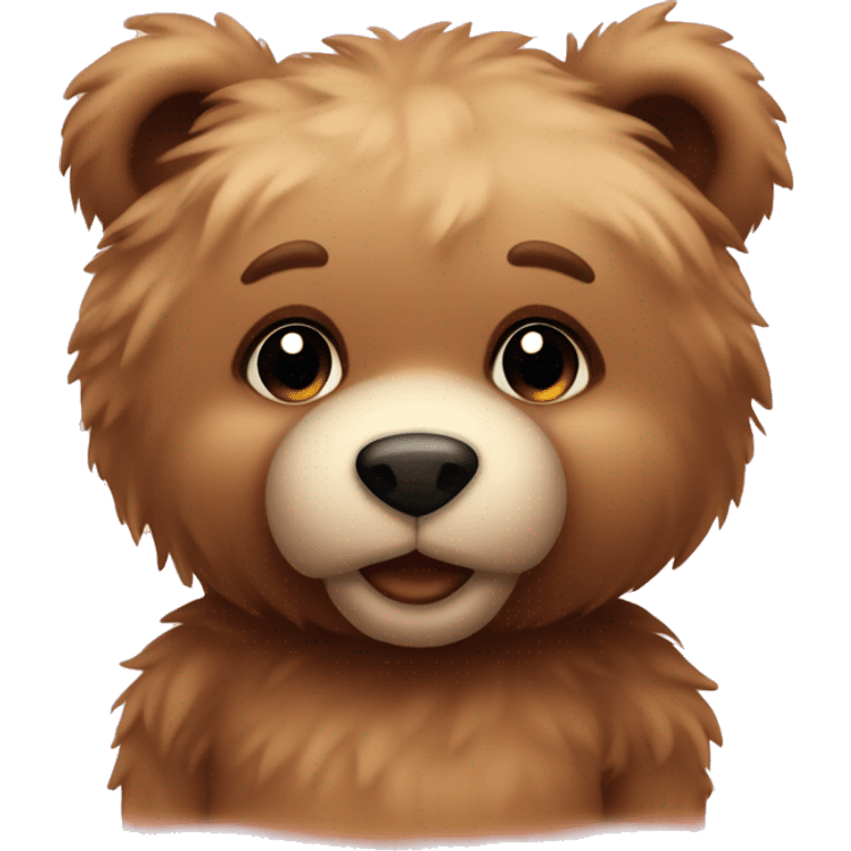  fluffy Valentine's teddy bear emoji