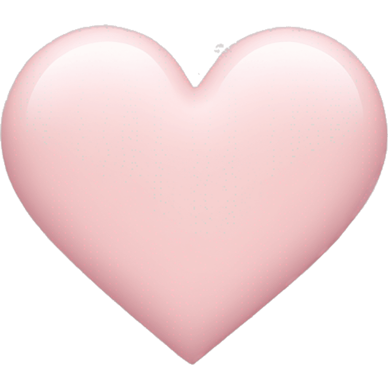 Pale Pink Heart emoji