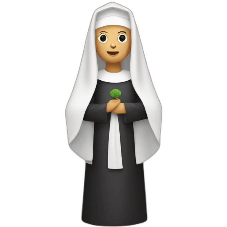 nun chia pet emoji