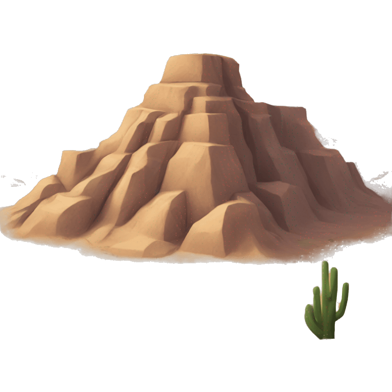 desert mountain emoji