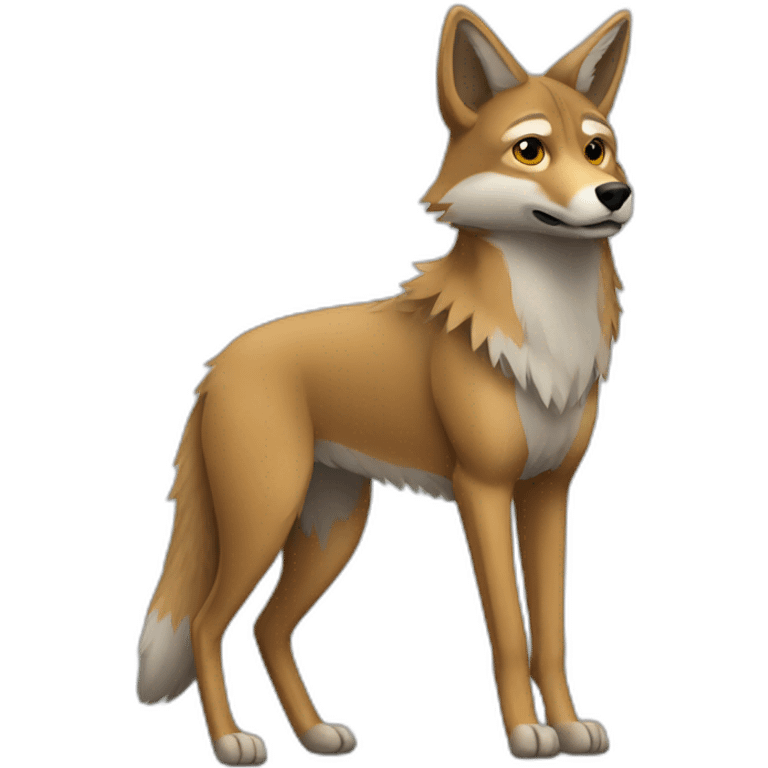 Coyote Full Body emoji