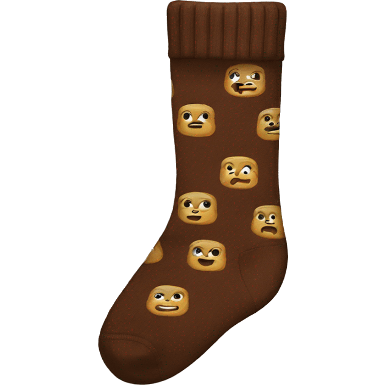 socks are brown emoji