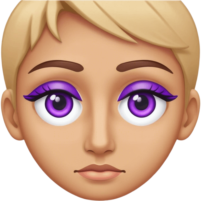 purple eyelid emoji