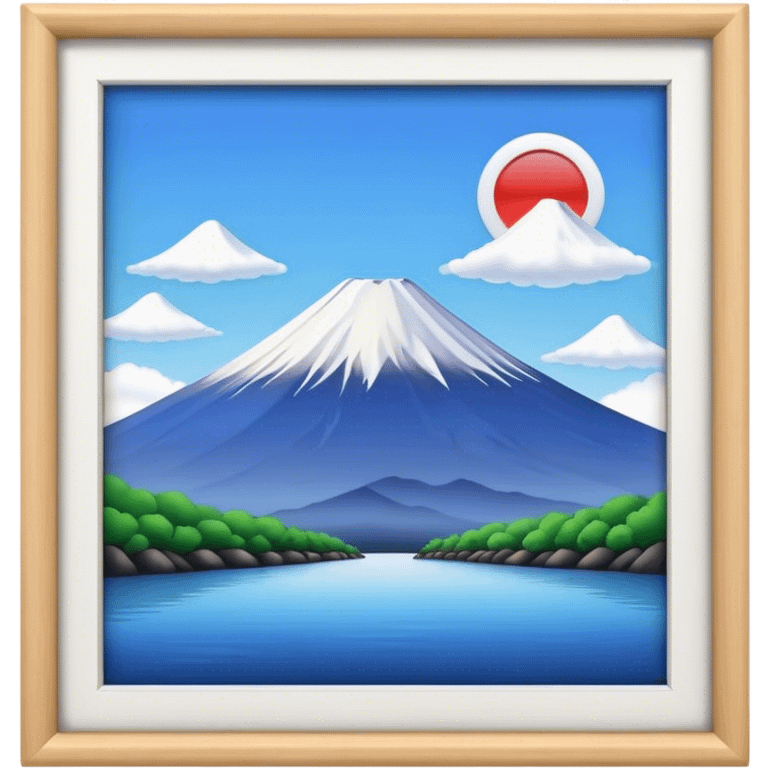 Cinematic Realistic Mount Fuji Emoji  emoji