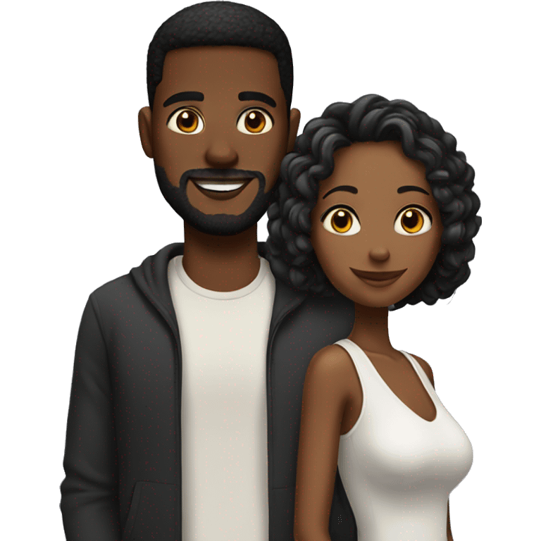 Black couples emoji