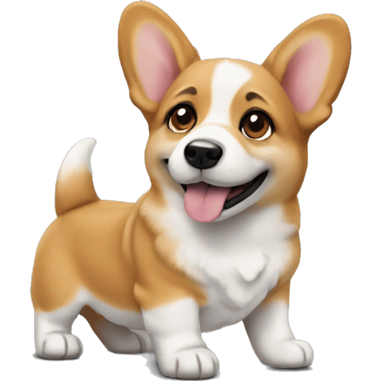 Corgi puppy emoji