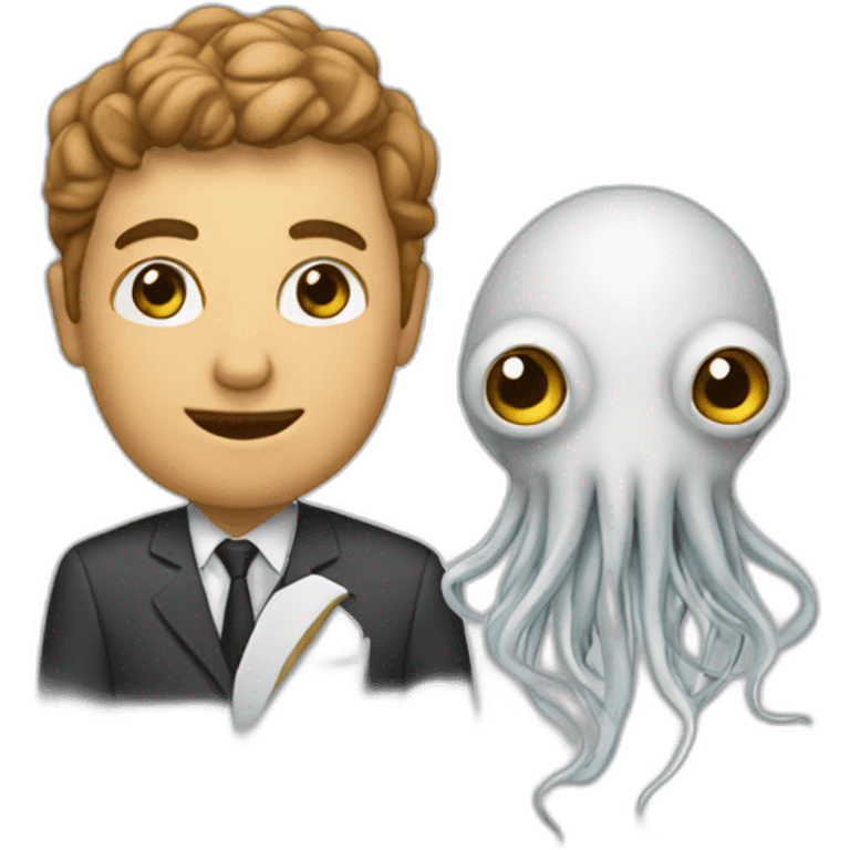 creative director with squid emoji