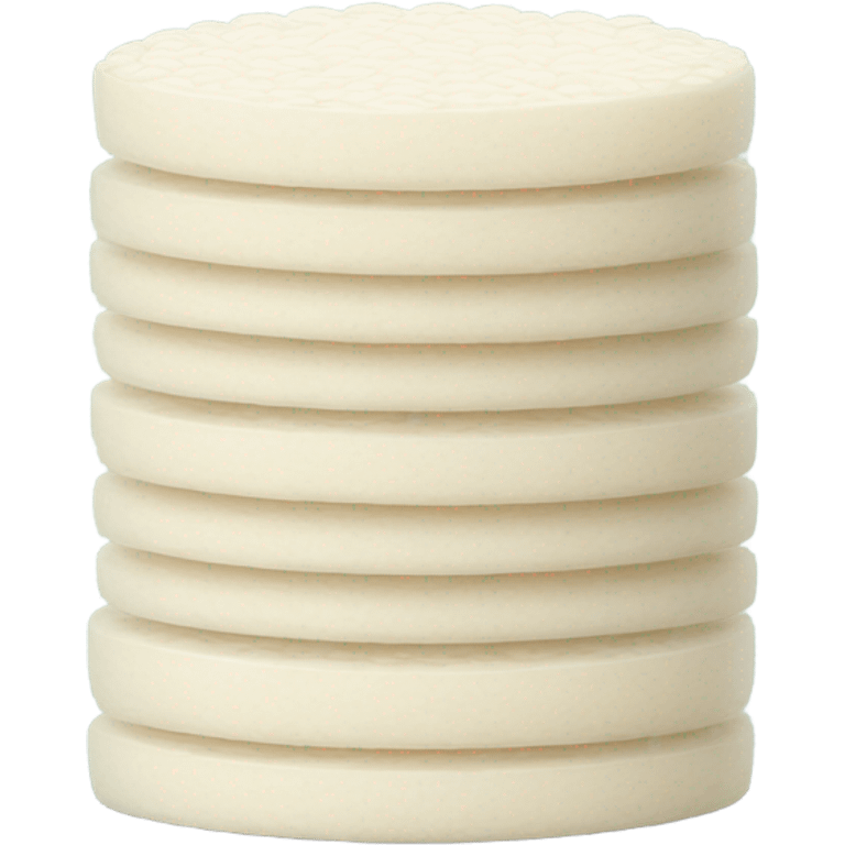 stack of rice cakes emoji