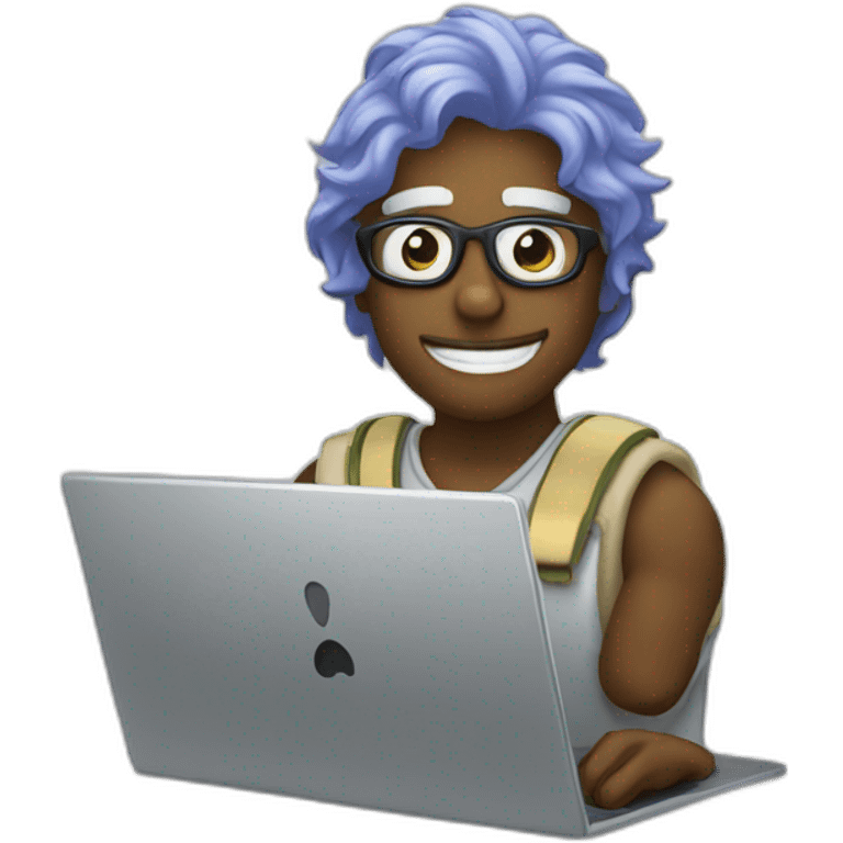 Sigma with laptop emoji